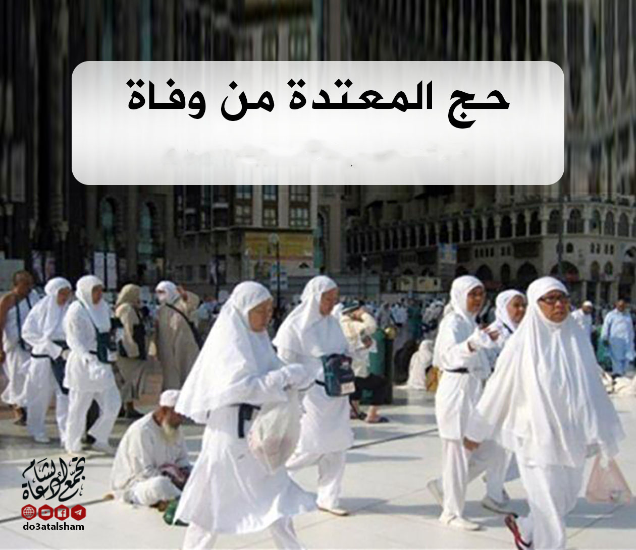 موقع الدكتور ايمن البدارين الرسمي - aymanbadarin.com | حكم الحج في عدة الوفاة في عصرنا