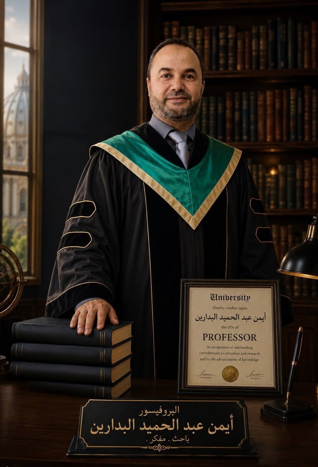 موقع الدكتور ايمن البدارين الرسمي - aymanbadarin.com|ترقية الدكتور ايمن البدارين إلى رتبة بروفيسور في الفقه وأصوله